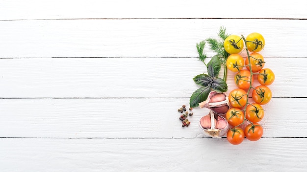 seasonal produce on table